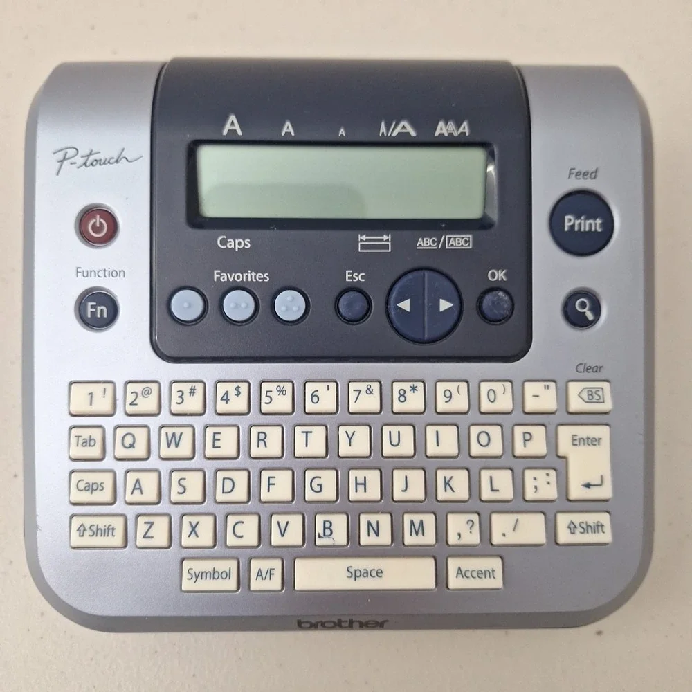 Brother P-Touch PT-1280 Thermal Printer Label Maker - Tested, No Cord